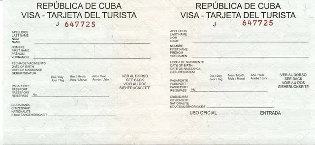 Document de voyage à vérifier avant un vol vers Cuba