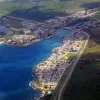 Vue du village côtier de Boca de Camarioca près de Varadero