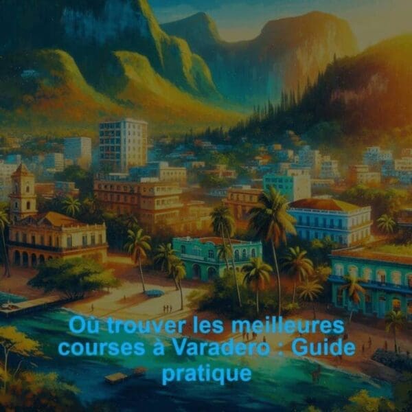 Courses à Varadero : eau, collations, produits essentiels et marchés locaux