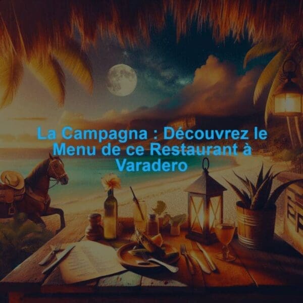 La Campana Varadero, restaurant du Parc Josone avec menu et terrasse