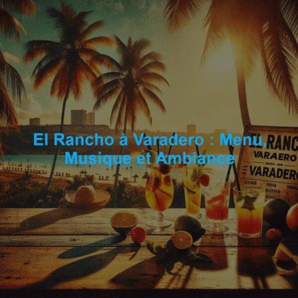 Restaurant El Rancho à Varadero près du parc Josone, connu pour les grillades et les fruits de mer
