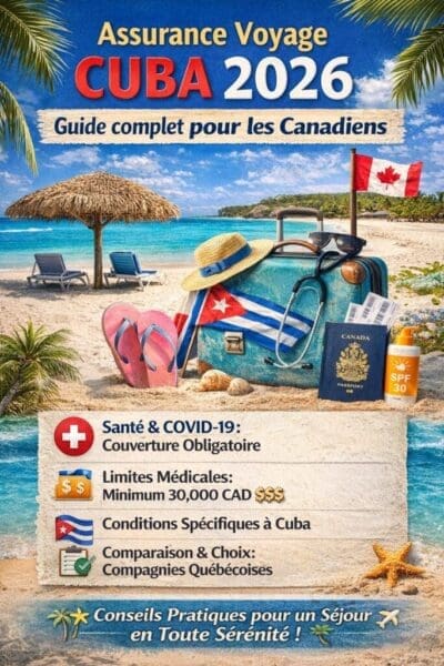 Assurance voyage Cuba avec preuve médicale obligatoire, hospitalisation, évacuation et paiement des factures