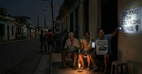 Coupure de courant à Matanzas pendant la crise électrique de juin 2026