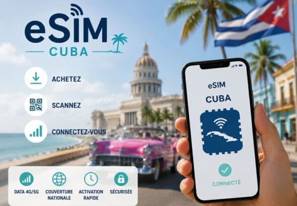 eSIM Cuba avec CubacelTur, Fido, Bell, Vidéotron, Telus et plan B Internet