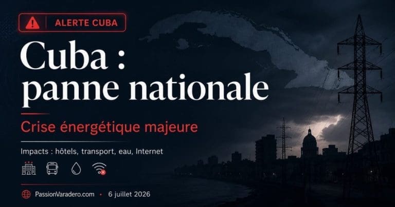 Crise énergétique à Cuba avec effondrements du réseau électrique et apagones prolongés
