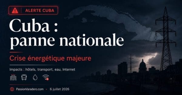 Crise énergétique à Cuba avec effondrements du réseau électrique et apagones prolongés