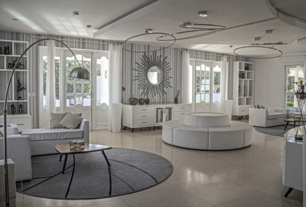Lobby intérieur du Hotel Casa Perla