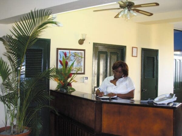Réception réelle du motel Punta Blanca à Varadero