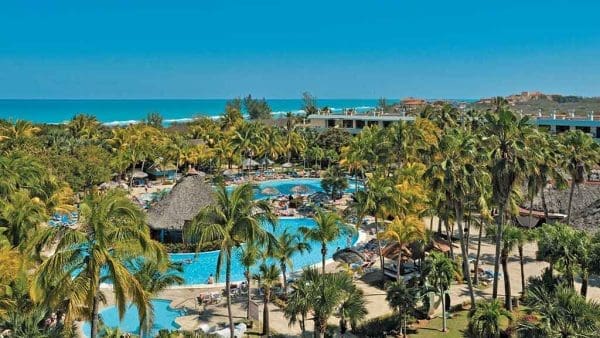 Vue historique du complexe Palmeras Varadero, ancien Sol Palmeras, avant le changement de gestion