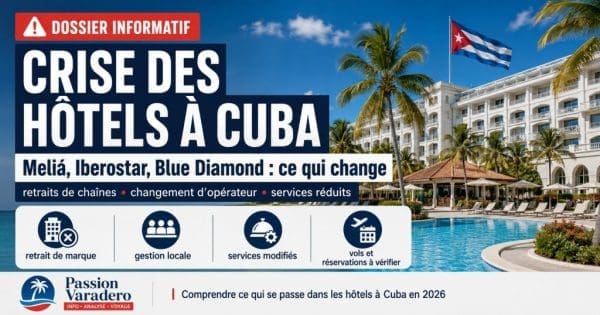 Voyageurs à Cuba face aux pénuries, coupures d’électricité et services touristiques variables